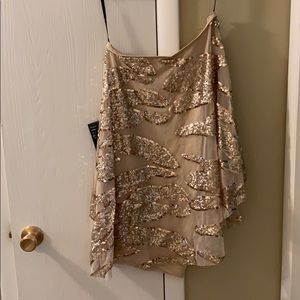 Bebe gold sequin dress